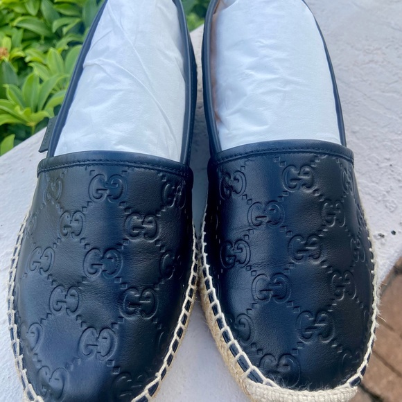 🔥AUTHENTIC GUCCI LEATHER ESPADRILLES 🔥 - Picture 10 of 13
